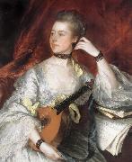 Thomas Gainsborough Portrait of Ann Ford oil painting on canvas